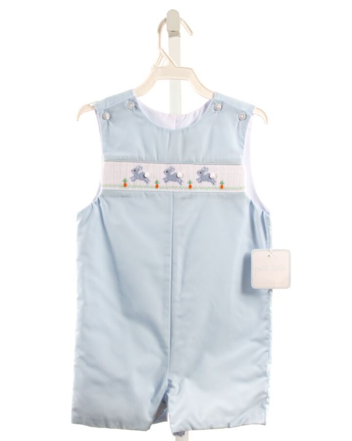 PETIT BEBE  BLUE   SMOCKED JON JON