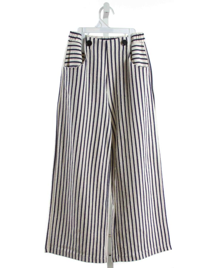 ZARA  NAVY  STRIPED  PANTS