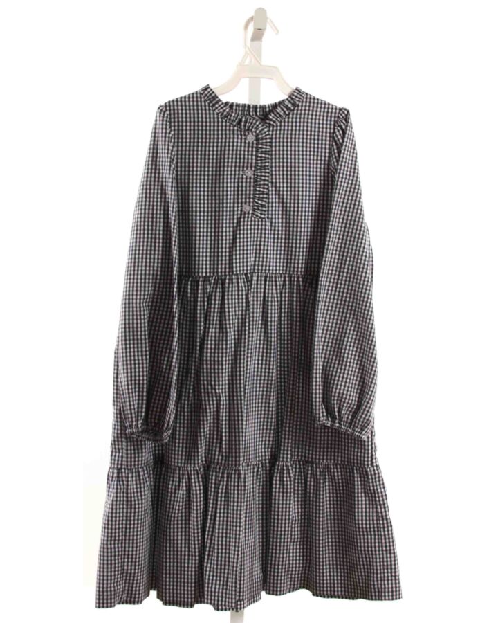 LITTLE ENGLISH  NAVY  GINGHAM  DRESS