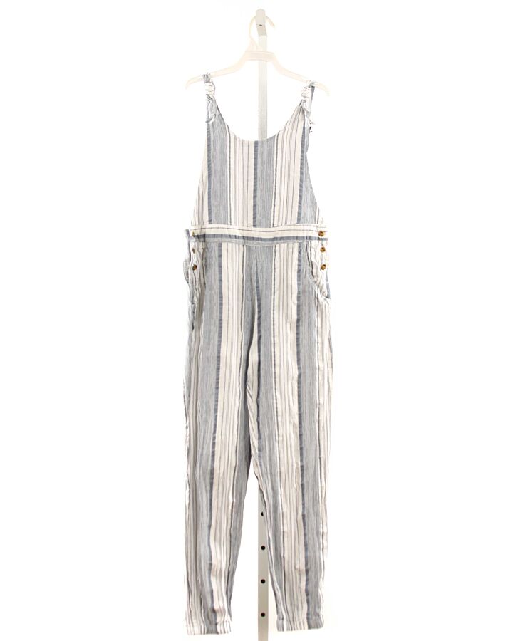 HABITUAL GIRL  CHAMBRAY  STRIPED  ROMPER