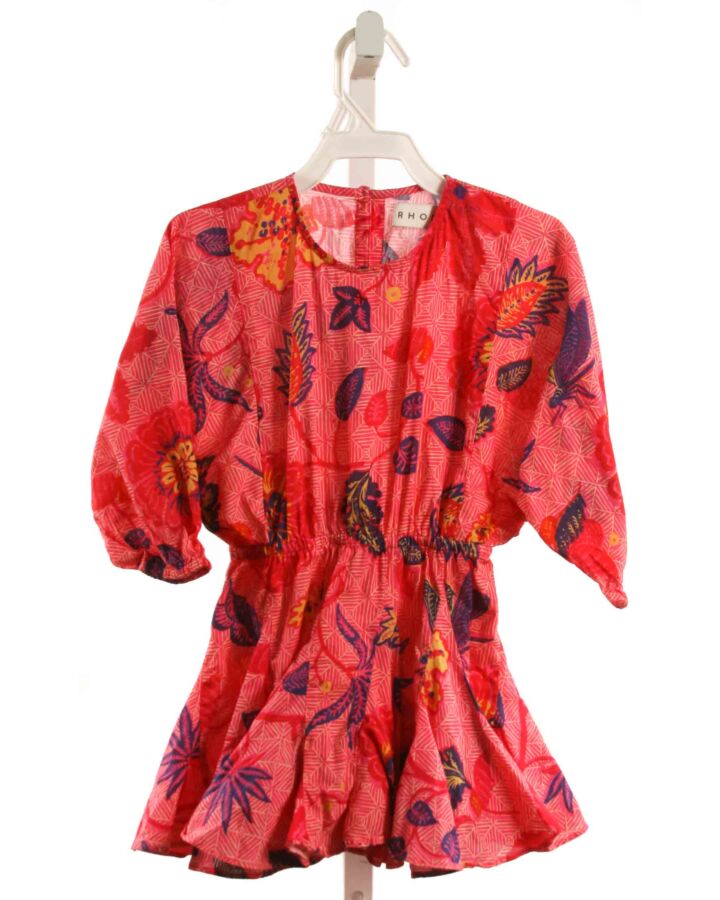 RHODE  PINK  FLORAL  COVER UP