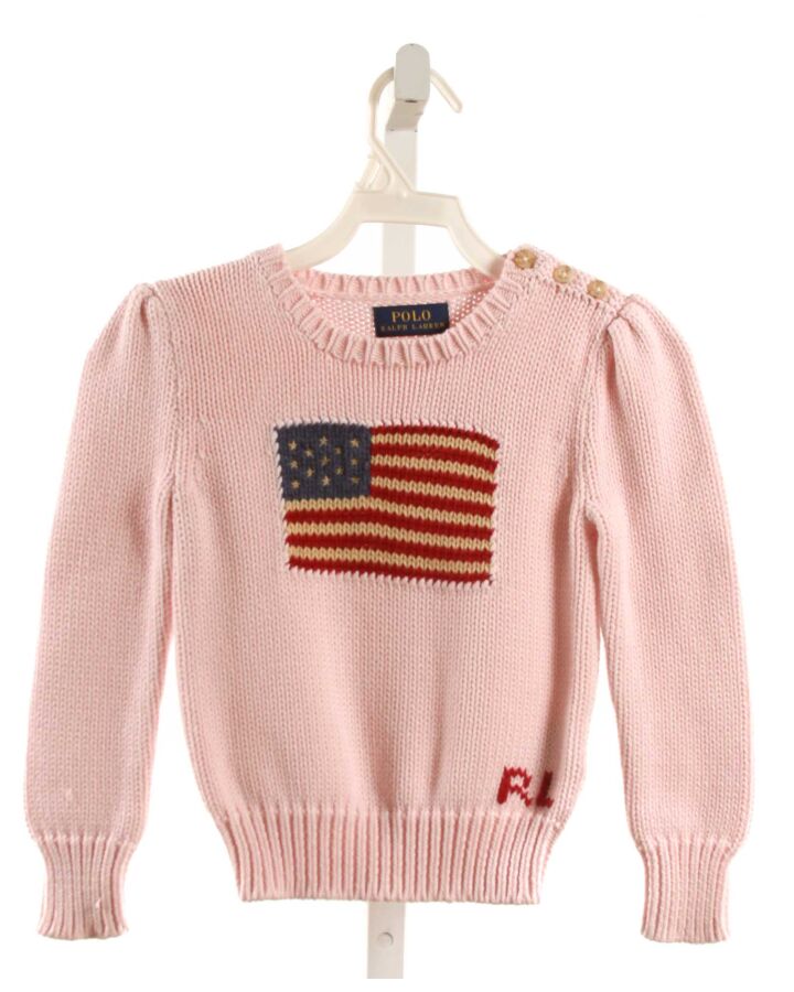 POLO BY RALPH LAUREN  PINK    SWEATER