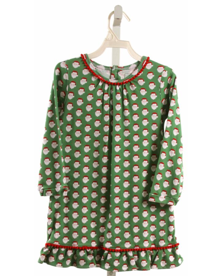 LILA + HAYES  GREEN  PRINT  KNIT DRESS