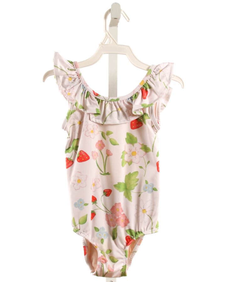 GRACE & JAMES  WHITE  FLORAL  1-PIECE SWIMSUIT