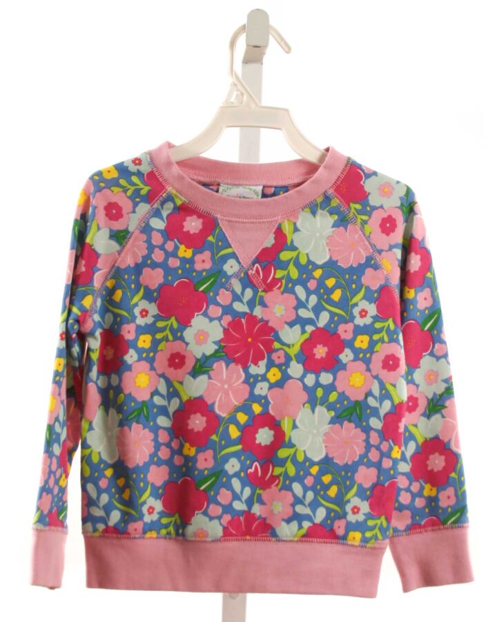 GRACE & JAMES  HOT PINK  FLORAL  PULLOVER