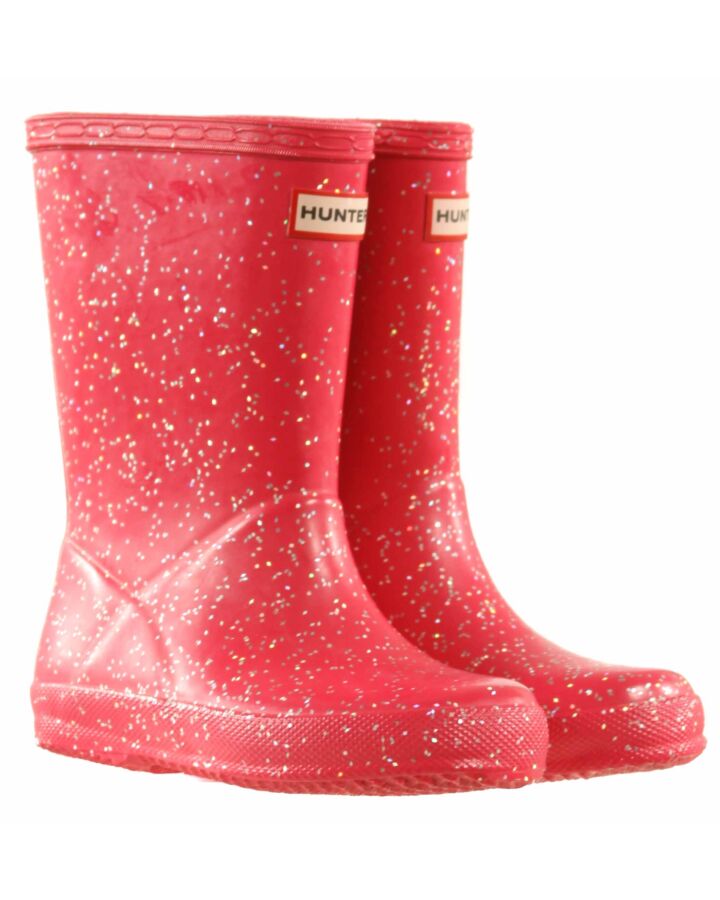 HUNTER PINK BOOTS  *EUC SIZE TODDLER 10