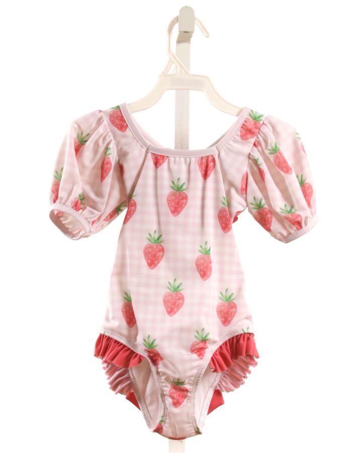 MEIA PATA  PINK    1-PIECE SWIMSUIT WITH RUFFLE