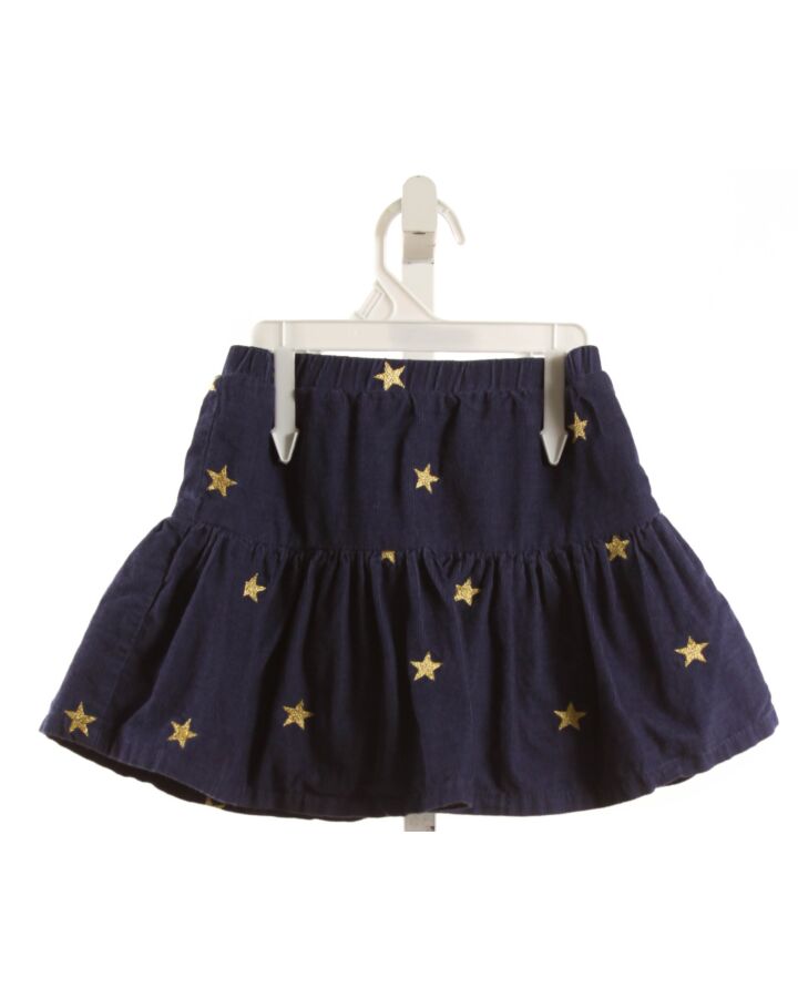BISBY BY LITTLE ENGLISH  BLUE CORDUROY   SKIRT