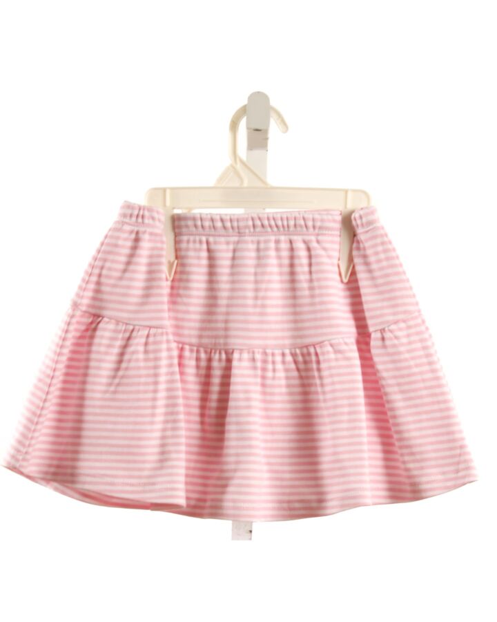LITTLE ENGLISH  PINK KNIT STRIPED  SKORT