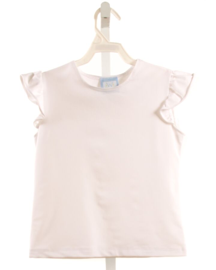 W COLOR WORKS WHITE SLEEVELESS SHIRT