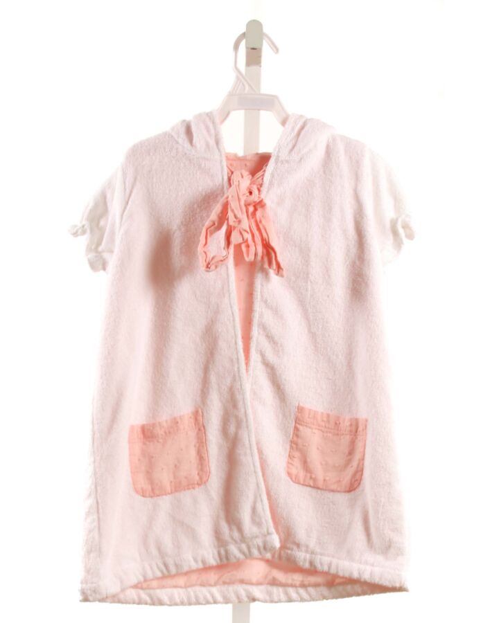 NO TAG  WHITE TERRY CLOTH   COVER UP