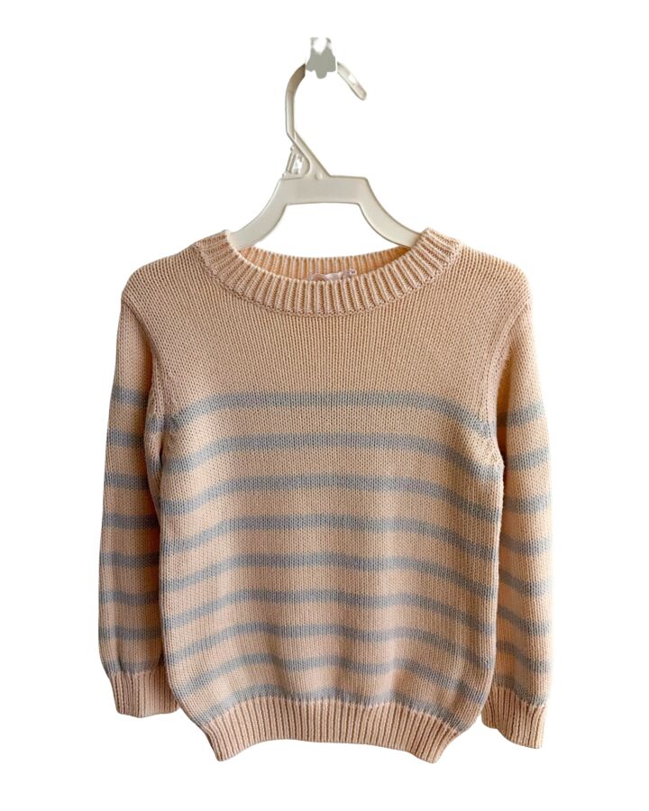 MINNOW  LT PINK  STRIPED  SWEATER