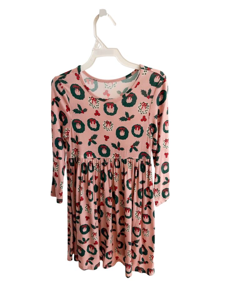 PINK CHICKEN  PINK  PRINT  KNIT DRESS