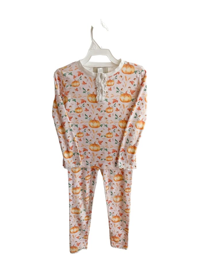 SMOCKINGBIRD  ORANGE    LOUNGEWEAR WITH RUFFLE