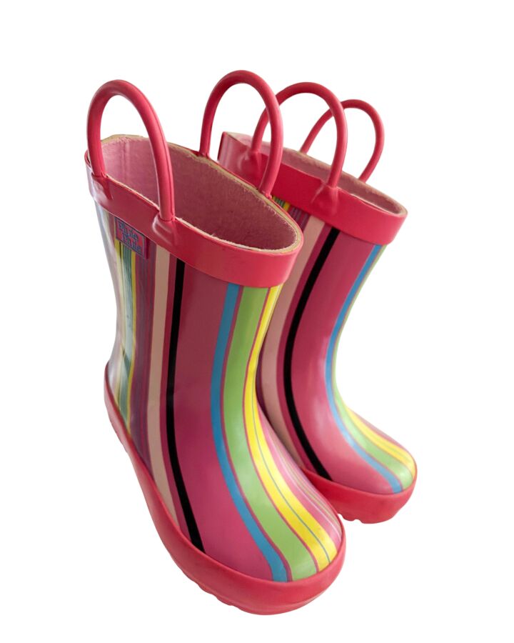 NO TAG PINK BOOTS  *EUC SIZE TODDLER 7