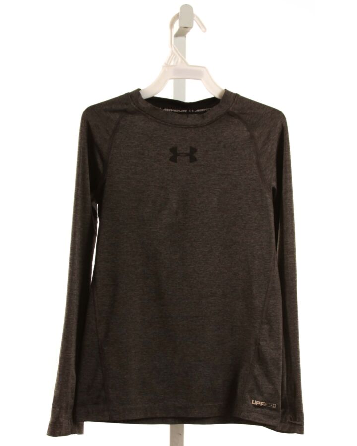 UNDER ARMOUR  GRAY    KNIT LS SHIRT