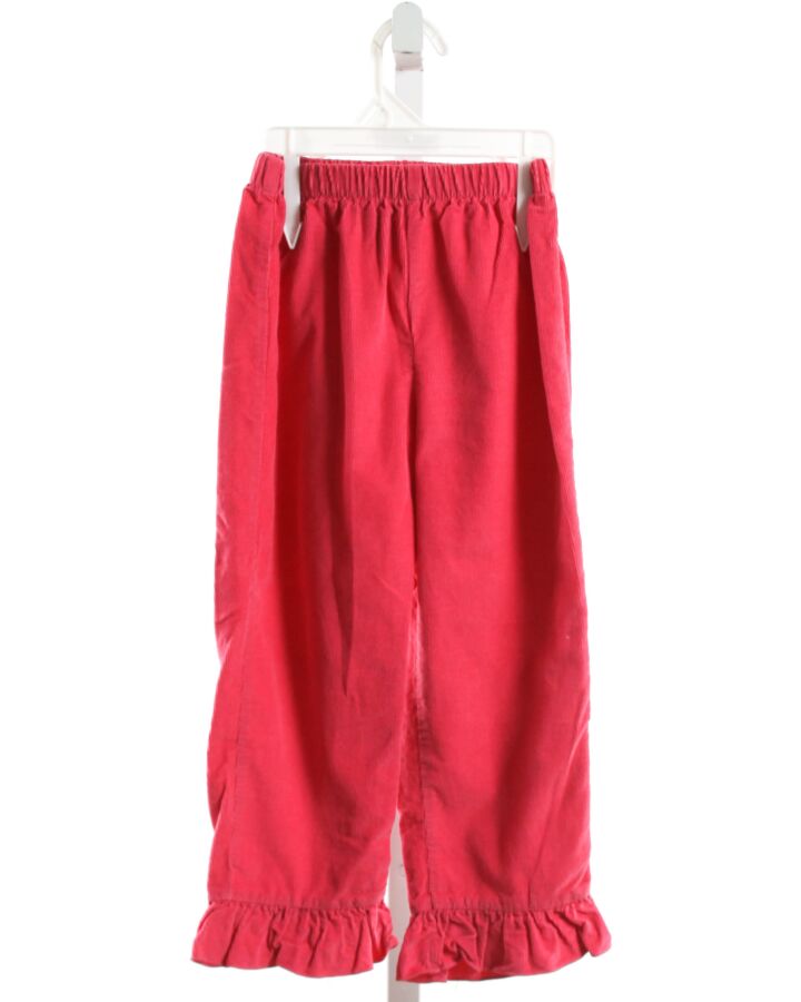 ANAVINI  HOT PINK CORDUROY   PANTS WITH RUFFLE