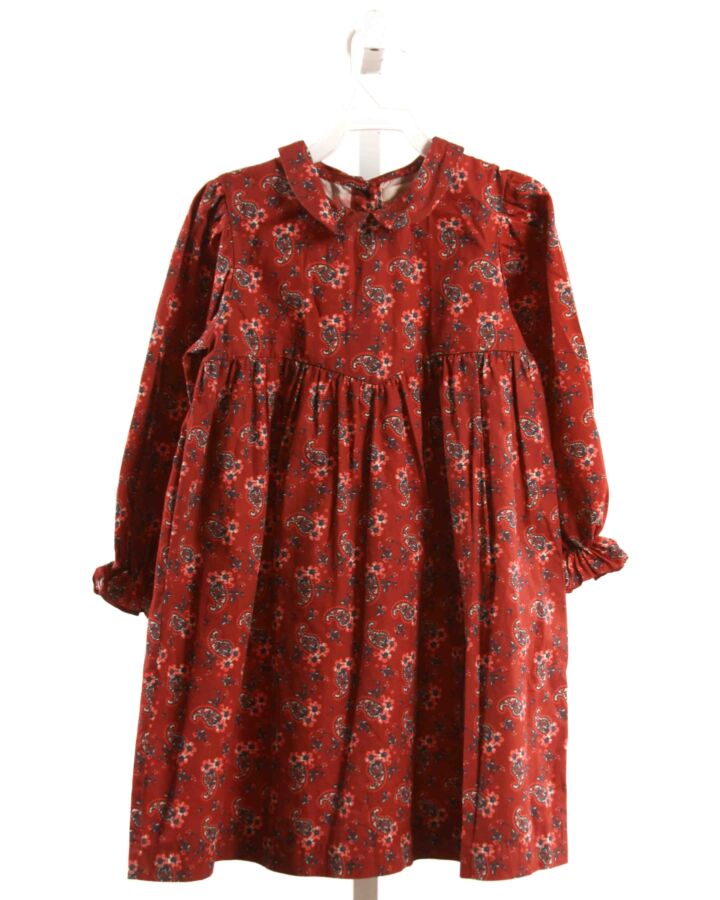 LE BEV  MAROON  PAISLEY  DRESS