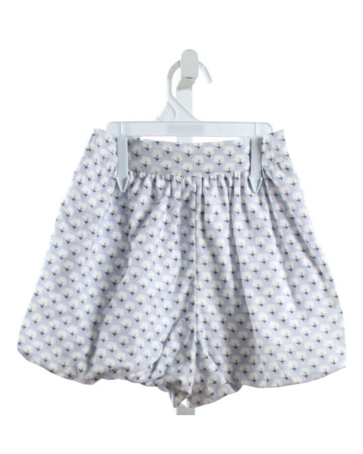 MARY & GRACE  LT BLUE  FLORAL  SHORTS