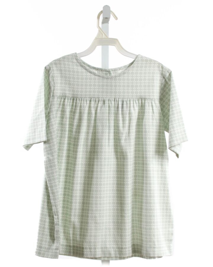 MARY & GRACE  LT GREEN    SHIRT-SS