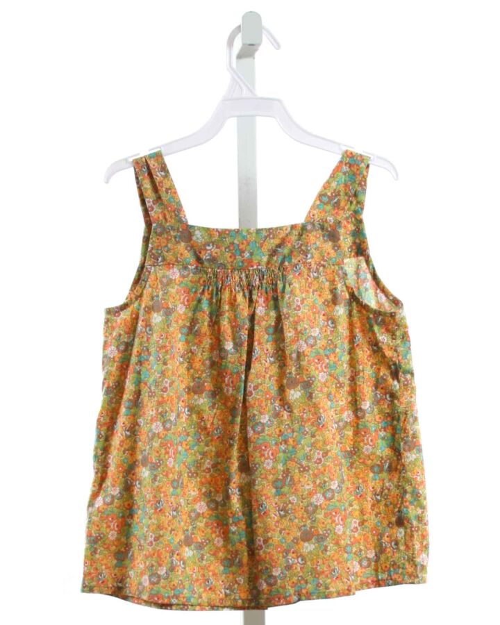 BONPOINT  MULTI-COLOR  FLORAL  SLEEVELESS SHIRT