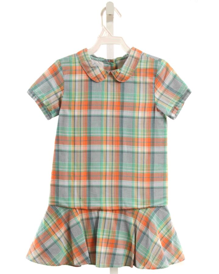 BROOKS BROTHERS  MULTI-COLOR  PLAID  DRESS