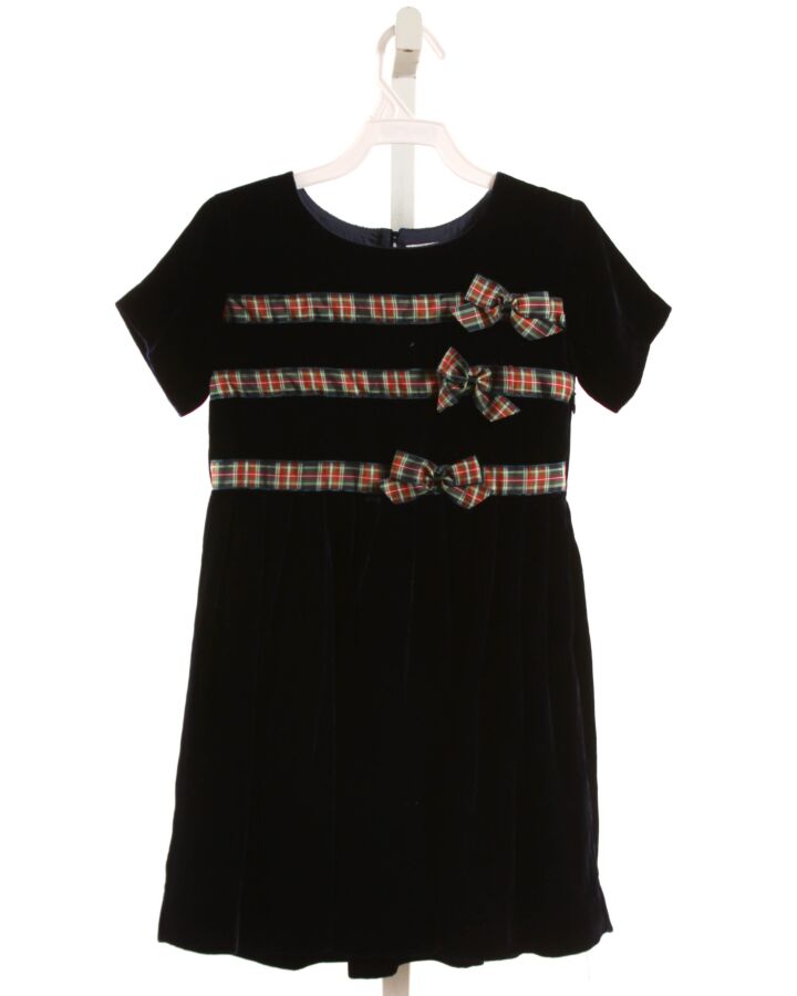 RACHEL RILEY NAVY VELVET PARTY DRESS WITH BOW