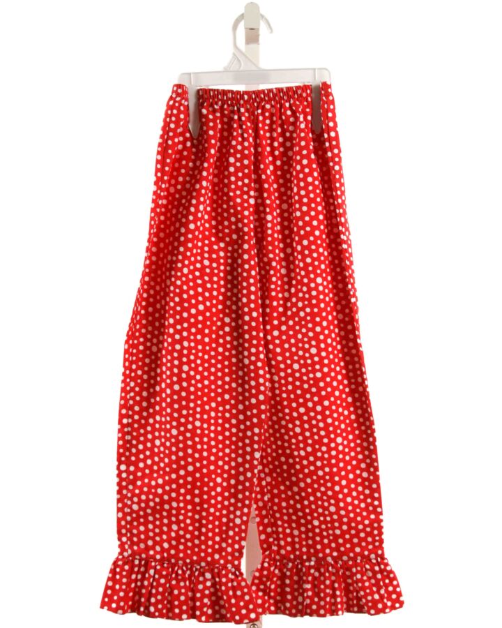 VIVE LA FETE  RED  POLKA DOT  PANTS WITH RUFFLE