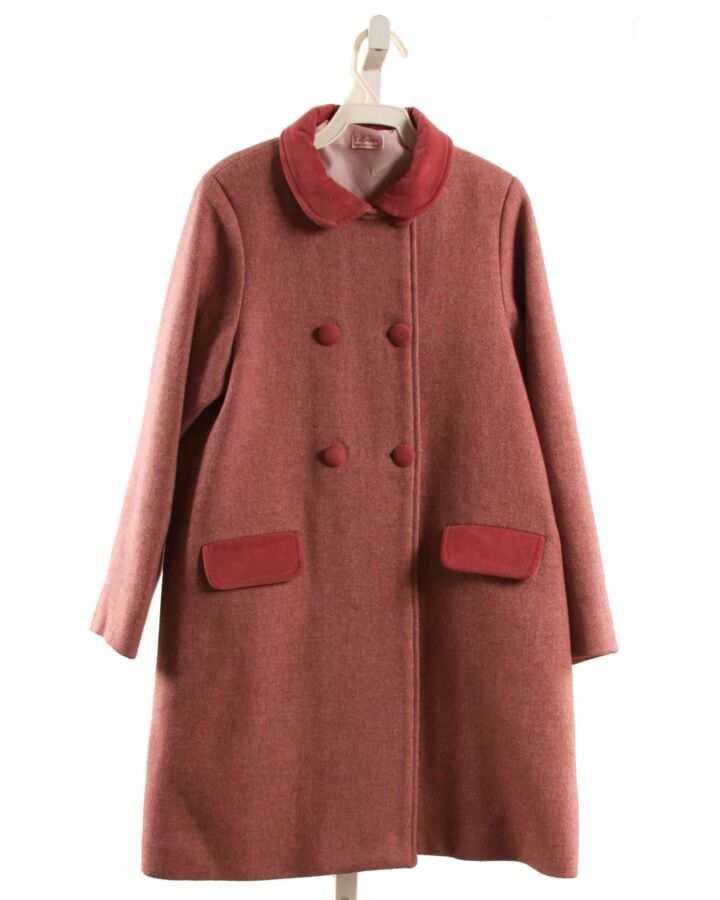 LA COQUETA  PINK WOOL   DRESSY OUTERWEAR