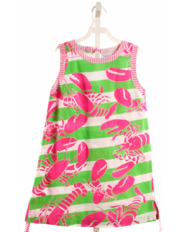 GRETCHEN SCOTT  HOT PINK  PRINT  DRESS