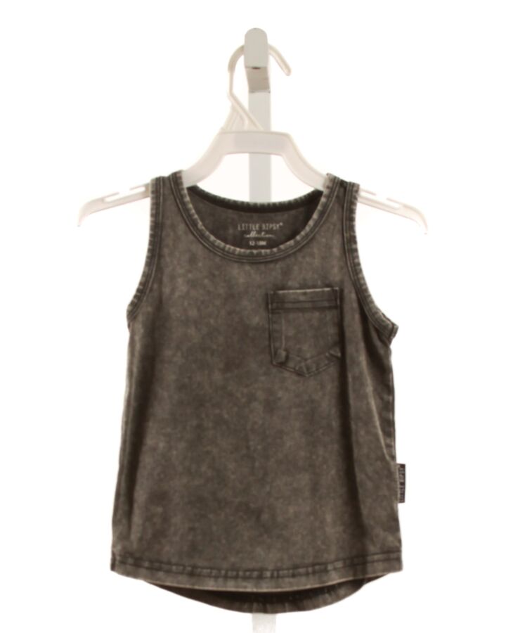 LITTLE BIPSY  GRAY    KNIT TANK