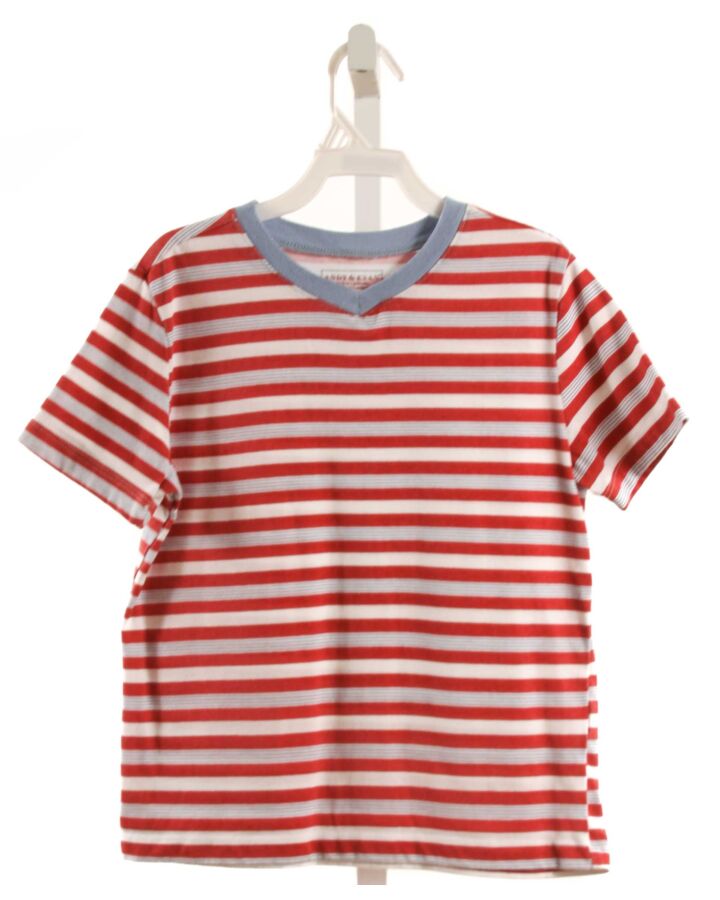 ANDY & EVAN  RED  STRIPED  T-SHIRT