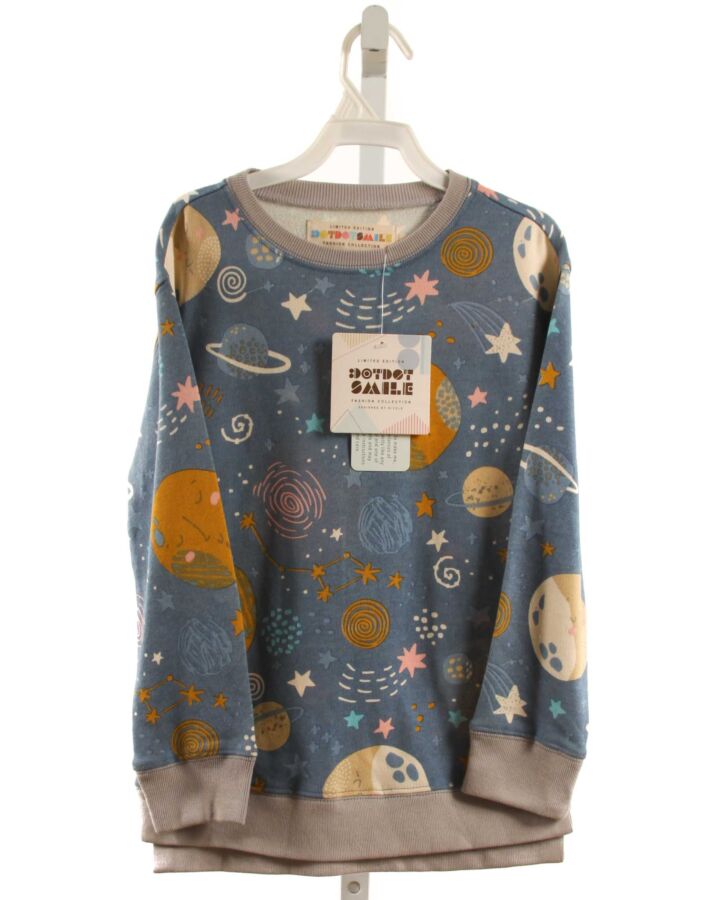 DOTDOT SMILE  BLUE  PRINT  PULLOVER