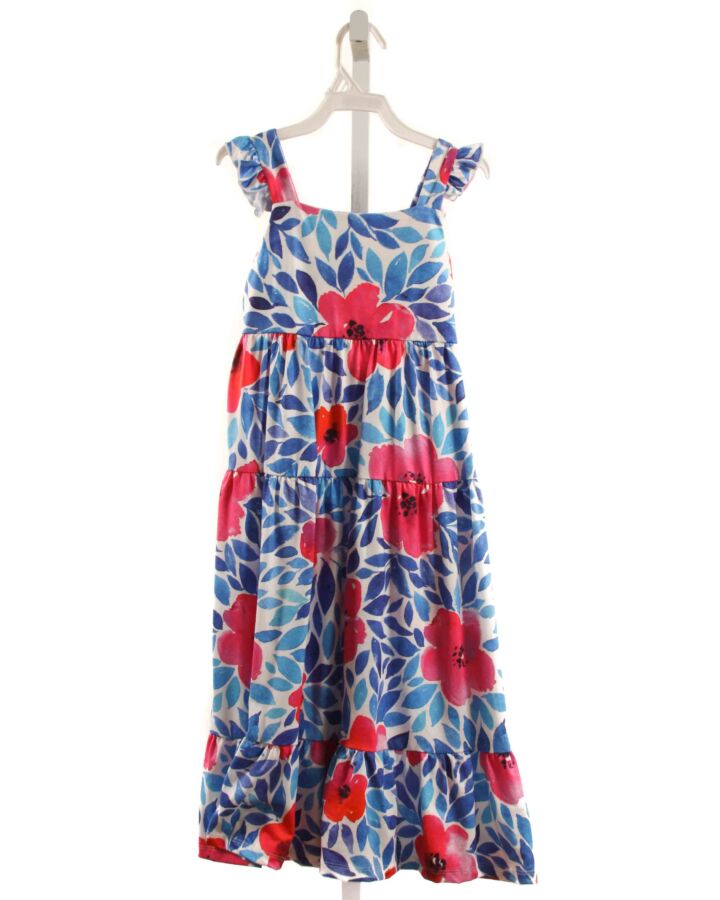 MILA & ROSE  BLUE  FLORAL  KNIT DRESS