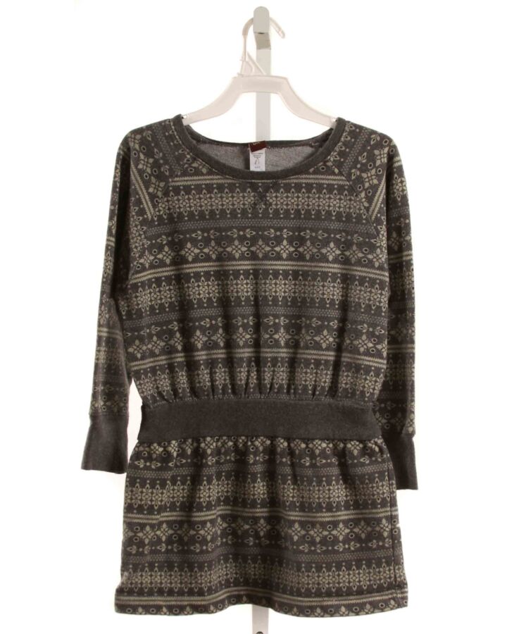 TEA  GRAY    KNIT DRESS