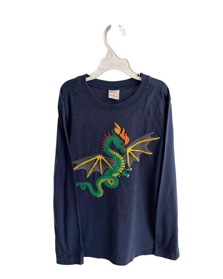 HANNA ANDERSSON  NAVY   APPLIQUED KNIT LS SHIRT