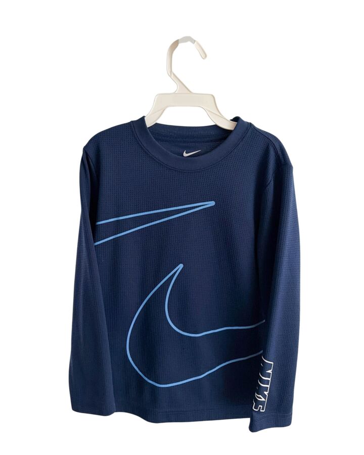NIKE  NAVY    KNIT LS SHIRT