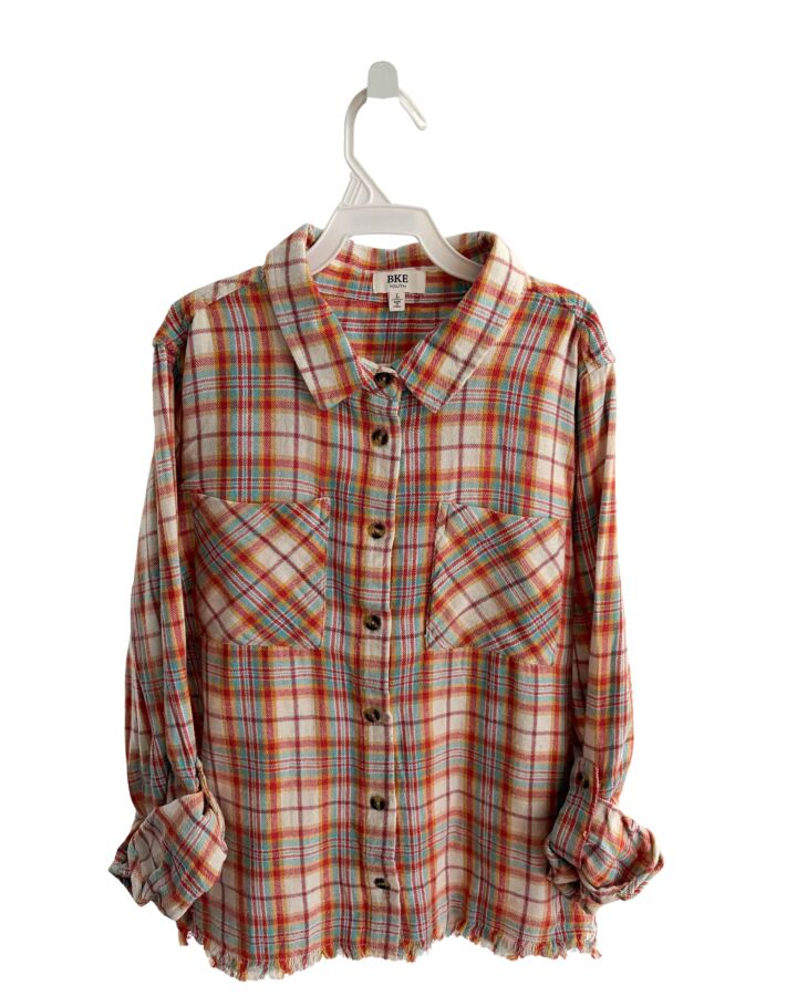 BUCKLE  ORANGE FLANNEL PLAID  SHIRT-LS