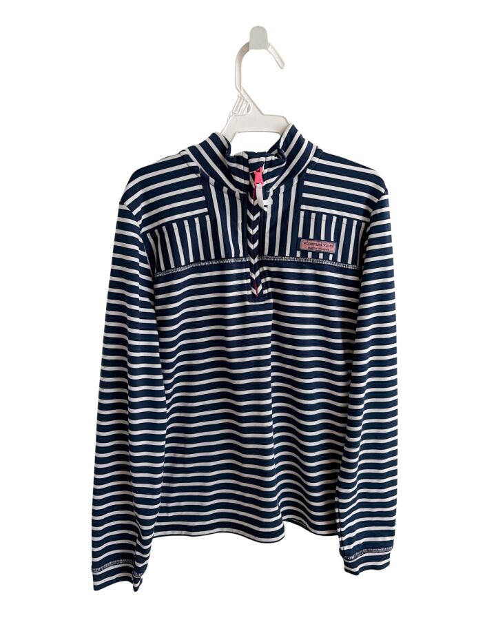 VINEYARD VINES  NAVY  STRIPED  PULLOVER