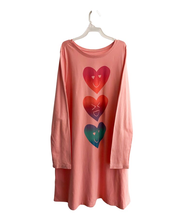 TEA  PINK   PRINTED DESIGN KNIT DRESS