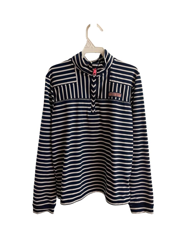 VINEYARD VINES  NAVY  STRIPED  PULLOVER
