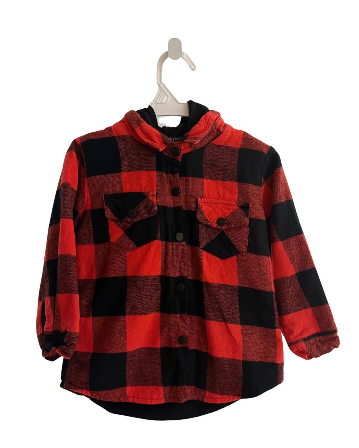 LITTLE BIPSY  RED  CHECK  OUTERWEAR