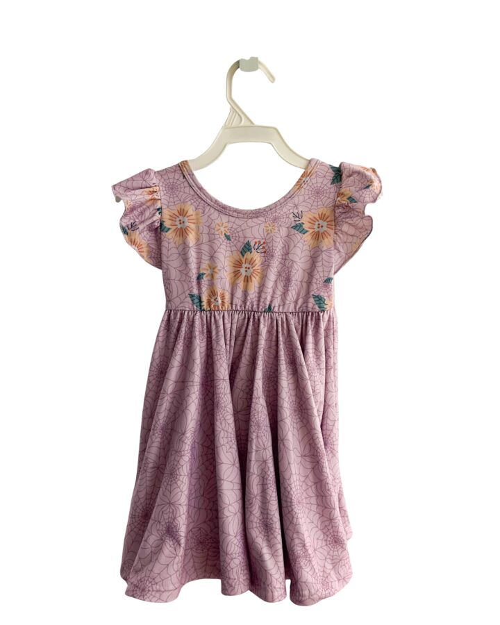 DOTDOT SMILE  LAVENDER  FLORAL  KNIT DRESS