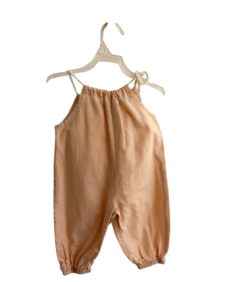 ASHLEY ROSE  LT PINK LINEN   ROMPER