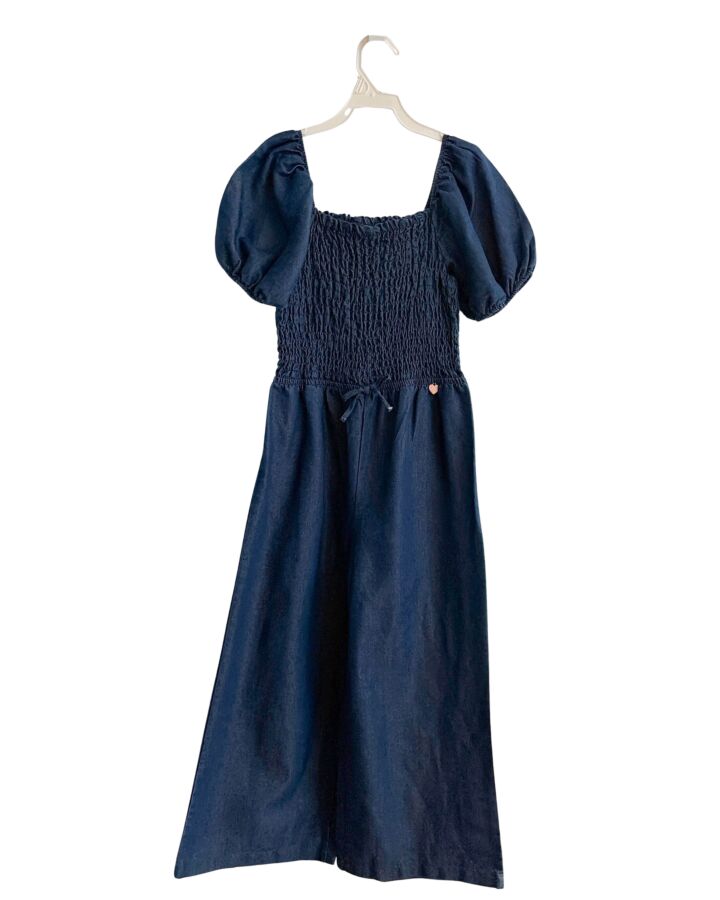 VINCE CAMUTO  CHAMBRAY   SMOCKED ROMPER