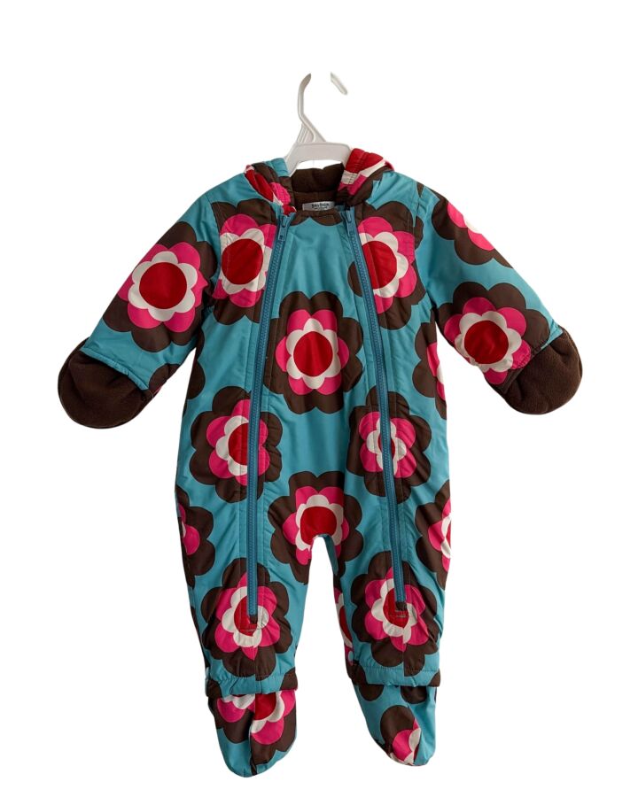 BABY BODEN  AQUA  FLORAL  SNOWSUIT