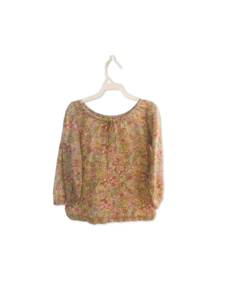 NO TAG  GREEN  FLORAL  DRESS SHIRT