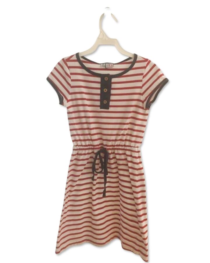 BUSY BEES  RED  STRIPED  KNIT DRESS