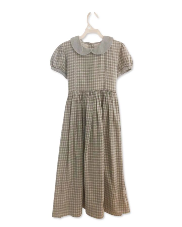 STRASBURG  LT BLUE  PLAID  DRESS