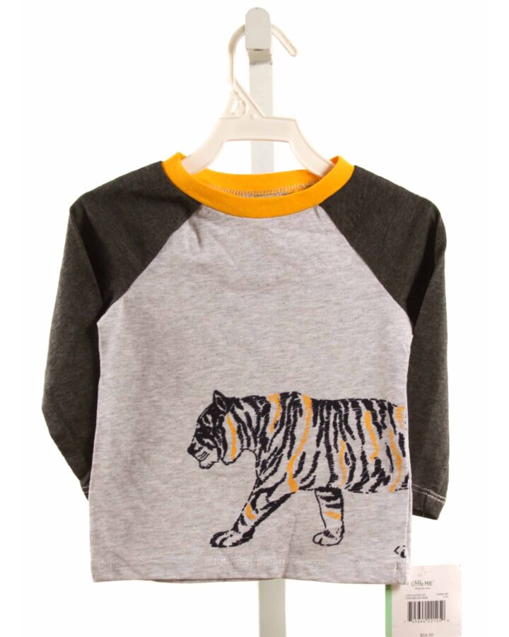 LITTLE ME  GRAY   PRINTED DESIGN T-SHIRT